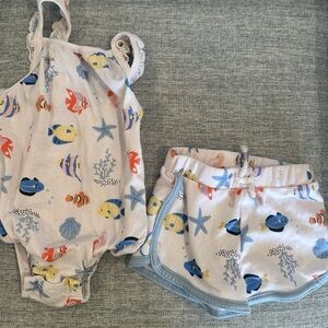 Garanimals Sea Life Baby Romper Set
